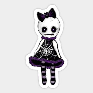 Skulleez Doll- Goth Sticker